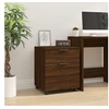 Image de Classeur mobile avec roues Chêne marron 45x38x54 cm Bois