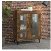 Image de Buffet chêne fumé 69,5x34x90 cm bois d ingénierie