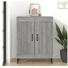 Image de Buffet sonoma gris 69,5x34x90 cm bois d ingénierie