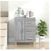 Image de Buffet Sonoma gris 69,5x34x90 cm Bois d'ingénierie817370