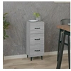 Image de Buffet Sonoma gris 34,5x34x90 cm Bois d'ingénierie817412