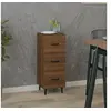 Image de Buffet Chêne marron 34,5x34x90 cm Bois d'ingénierie817413