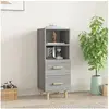 Image de Buffet Armoire de Rangement Meuble de Rangement Armoire Latérale Salon Salle de Séjour Sonoma Gris 34,5x34x90 cm Bois d'Ingénierie