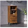 Image de Buffet Chêne fumé 34,5x34x90 cm Bois d'ingénierie817417