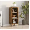 Image de Buffet Chêne fumé 34,5x32,5x90 cm Bois d'ingénierie