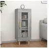 Image de Buffet Armoire de Rangement Meuble de Rangement Armoire Latérale Salon Salle de Séjour Sonoma Gris 34,5x34x90 cm Bois d'Ingénierie