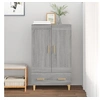 Image de Hoge kast 70x31x115 cm bewerkt hout grijs sonoma eikenkleurig817484