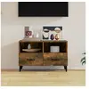 Image de Meuble TV Chêne fumé 80x36x50 cm Bois d'ingénierie817492