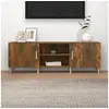 Image de Meuble TV Chêne fumé 150x30x50 cm Bois d ingénierie