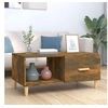 Image de Table basse chêne fumé 89,5x50x40 cm bois d ingénierie