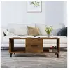 Image de Table basse Chêne fumé 102x50x40 cm Bois d'ingénierie817528