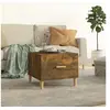 Image de Table basse Chêne fumé 50x50x40 cm Bois d'ingénierie817531