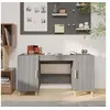 Image de Bureau Sonoma gris 140x50x75 cm Bois d'ingénierie