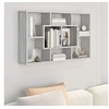 Image de Wandschap 85x16x52,5 cm bewerkt hout grijs sonoma eikenkleur820461