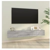 Image de Meubles TV muraux 2pcs sonoma gris 100x30x30 cm bois ingénierie820467