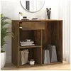 Image de Cosmeticakast 80x40x75 cm bewerkt hout gerookt eikenkleurig820502