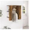 Image de Armoire de couloir Chêne fumé 97,5x37x99 cm Bois d'ingénierie820514