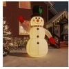 Image de Bonhomme de neige gonflable avec LED 300 cm, figurine gonflable, décoration de fête de Noël, décoration gonflable, 345369
