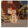 Image de Bonhomme de neige gonflable avec LED 250 cm