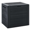 Image de Boîte de stockage jardin Anthracite 58,5x46x55 cm Polypropylène