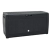 Image de Boîte de stockage jardin Anthracite 119x48x60 cm Polypropylène