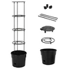 Image de 152209 Jardinière à tomate Anthracite Ø29,5x115 cm Polypropylène