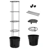 Image de Jardinière à tomate Anthracite Ø39x150 cm Polypropylène