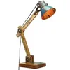 Image de Bureaulamp industrieel rond E27 23x18x95 cm meerkleurig344398