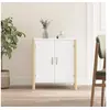 Image de Buffet Blanc 62x38x70 cm Bois d'ingénierie345669