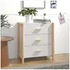 Image de Buffet Blanc 62x38x70 cm Bois d'ingénierie345672