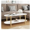 Image de Salontafel 110x48x40 cm bewerkt hout wit345687