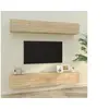 Image de Meubles TV muraux 4 pcs chêne sonoma 100x30x30 cm3114192