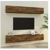 Image de Tv-wandmeubels 4 st 100x30x30 cm gerookt eiken3114195