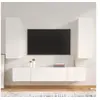 Image de Ensemble de meubles TV 4 pcs Blanc Bois d ingénierie