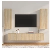 Image de Ensemble de meubles TV 4 pcs Chêne sonoma Bois d'ingénierie3114200