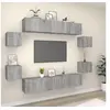 Image de Ensemble de meubles TV 8 pcs Sonoma gris Bois d'ingénierie3114220