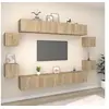 Image de Ensemble de meubles TV 8 pcs Chêne sonoma Bois d'ingénierie