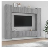 Image de Ensemble de meubles TV 8 pcs Sonoma gris Bois d ingénierie