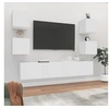 Image de Ensemble de meubles TV 6 pcs Blanc Bois d ingénierie