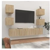 Image de Ensemble de meubles TV 6 pcs Chêne sonoma Bois d'ingénierie3114256