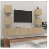 Image de Ensemble de meubles TV 6 pcs Chêne sonoma Bois d'ingénierie3114264
