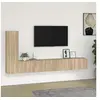 Image de Ensemble de meubles TV 3 pcs Chêne sonoma Bois d'ingénierie3114320