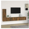 Image de 3-delige Tv-meubelset bewerkt hout gerookt eikenkleurig3114323