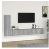 Image de Ensemble de meubles TV 3 pcs Sonoma gris Bois d'ingénierie3114324