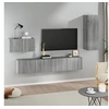 Image de Ensemble de meubles TV 4 pcs Sonoma gris Bois d'ingénierie3114340