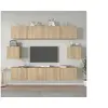 Image de Ensemble de meubles TV 6 pcs Chêne sonoma Bois d'ingénierie3114360