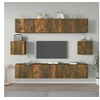 Image de Ensemble de meubles TV 6 pcs Chêne fumé Bois d ingénierie