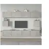 Image de Ensemble de meubles TV 6 pcs Gris béton Bois d ingénierie