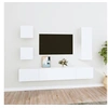 Image de Ensemble de meubles TV 5 pcs Blanc Bois d'ingénierie3114438
