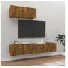 Image de Ensemble de meubles TV 3 pcs Chêne fumé Bois d'ingénierie3114475